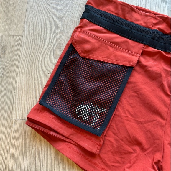 Nike Women’s Naomi Osaka Tennis Utility Shorts sz medium Red cinnabar DH5197-671 - Picture 6 of 13